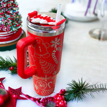 Load image into Gallery viewer, 40oz Jolly Christmas Tumbler
