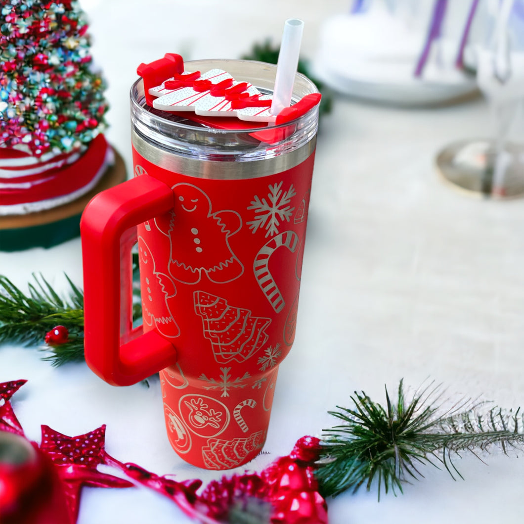 40oz Jolly Christmas Tumbler