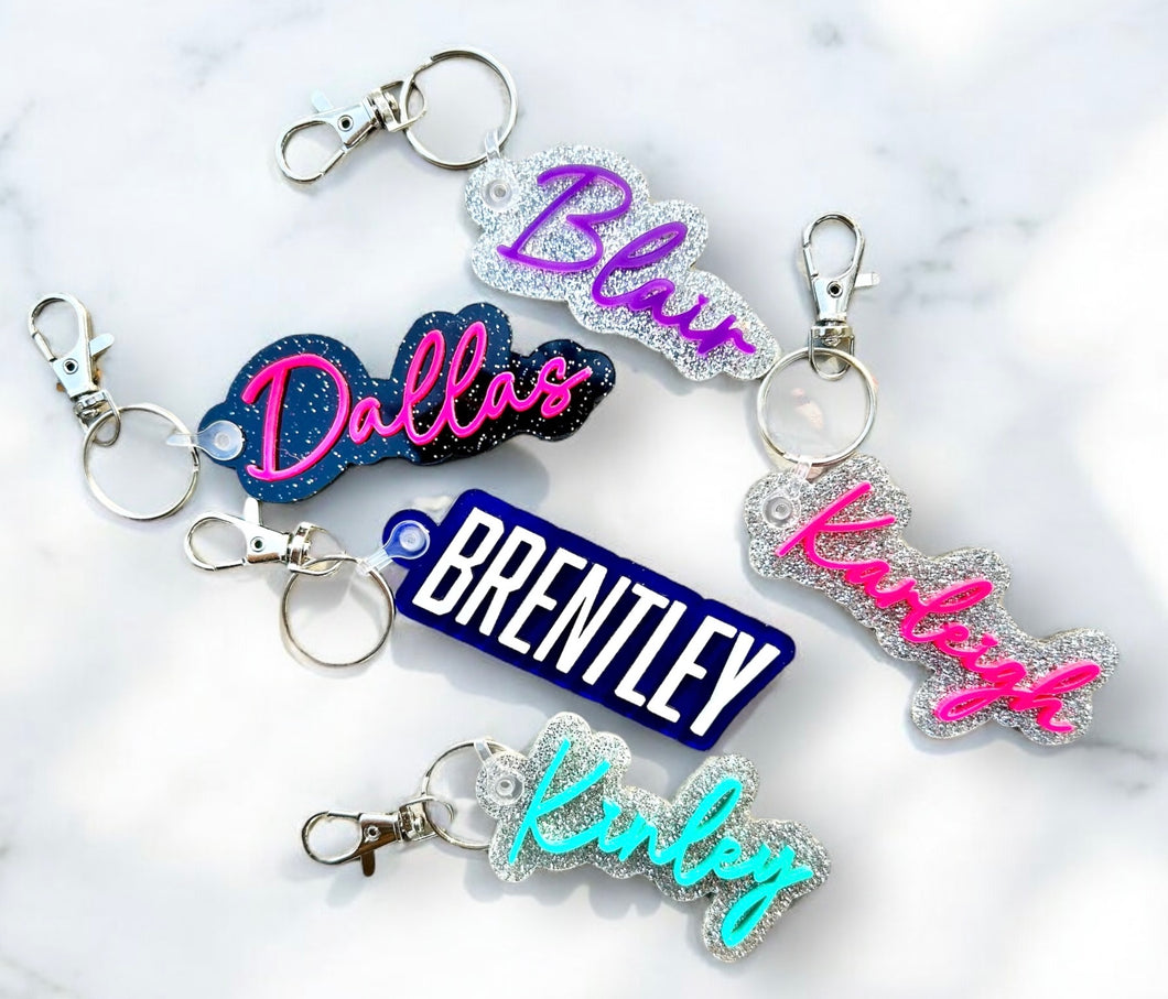 Name keychains