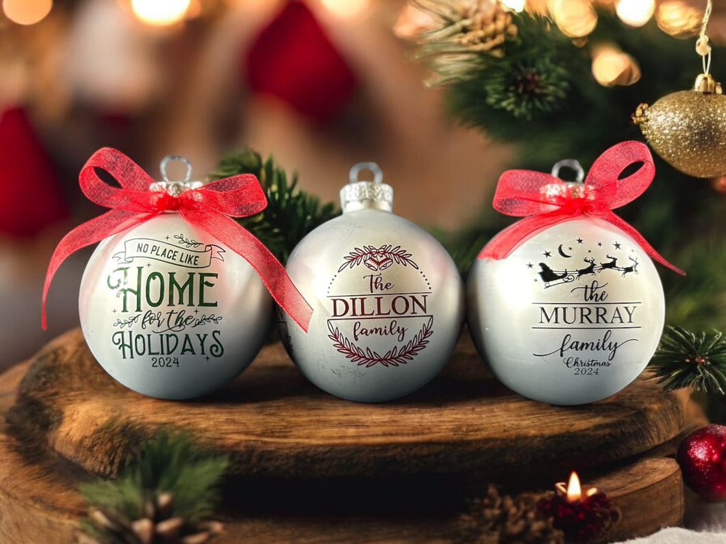 Custom Engraved Ornaments