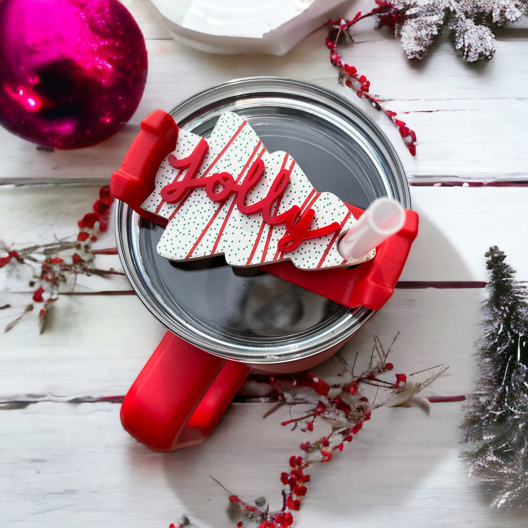 Christmas cake topper