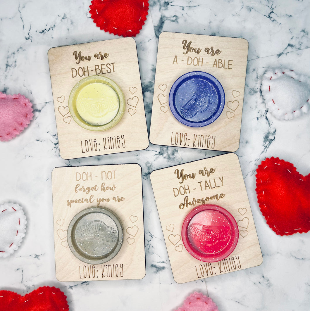 Play-Doh Valentines Cards