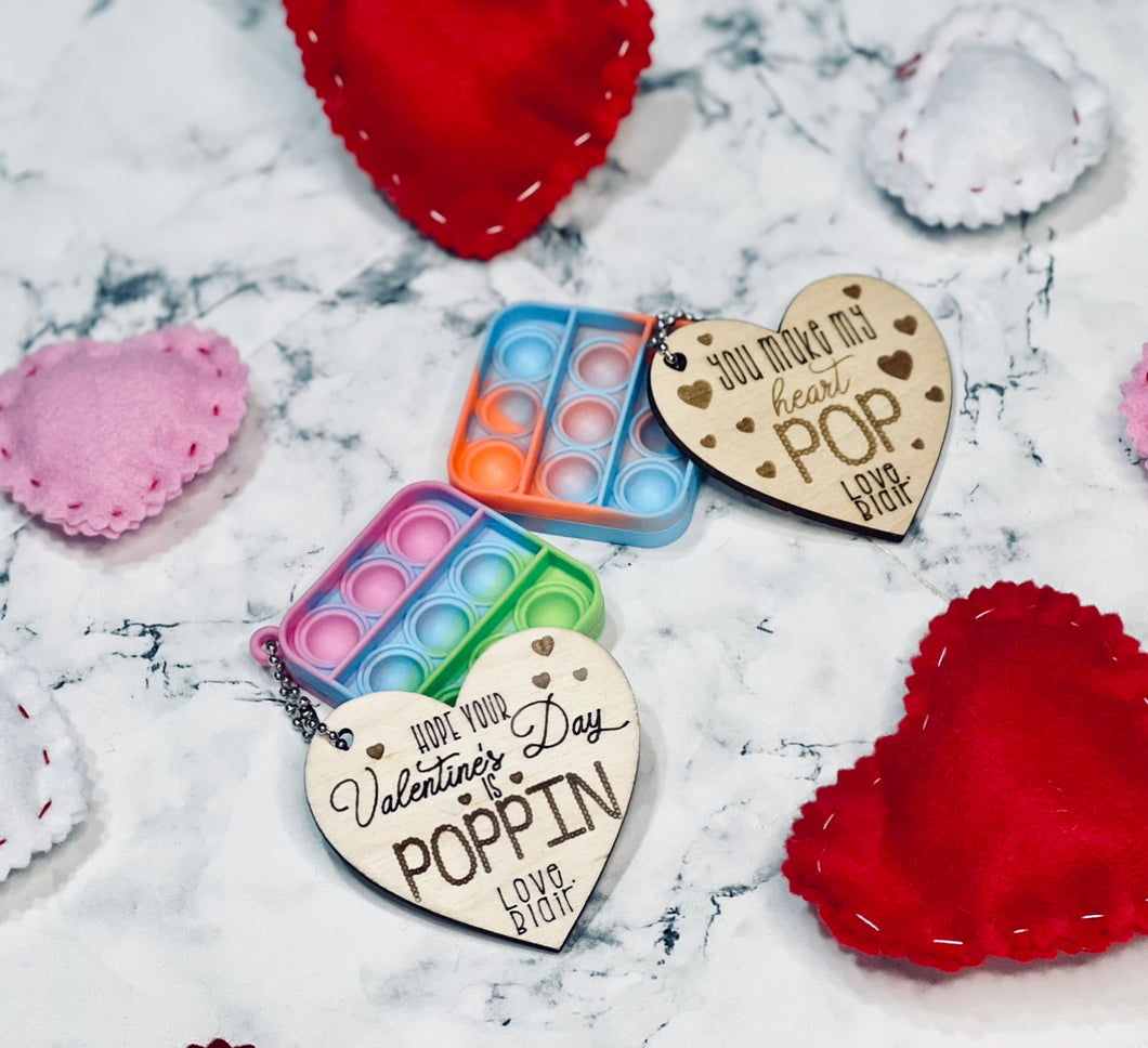 Pop It Valentines Cards